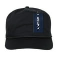 thumbnail image 4 of Decky 252 5 Panel High Profile Relaxed Cotton Cap-Black, 4 of 4