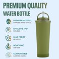 thumbnail image 3 of 830ml stainless steel vacuum wide-mouth sports kettle with leak-proof straw, insulated water bottle-830ml, 3 of 5