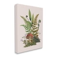 thumbnail image 3 of Cottage Mushroom Woodland Plants Botanical & Floral Graphic Art Gallery Wrapped Canvas Print Wall Art, 3 of 7