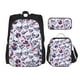 thumbnail image 1 of Easygdp music Skull record mike Mochila para Niños y Niñas con Set de Caja de Almuerzo y Estuche para Lápices 3 en 1, Mochila Escolar Estampada para Adolescentes, 1 of 7