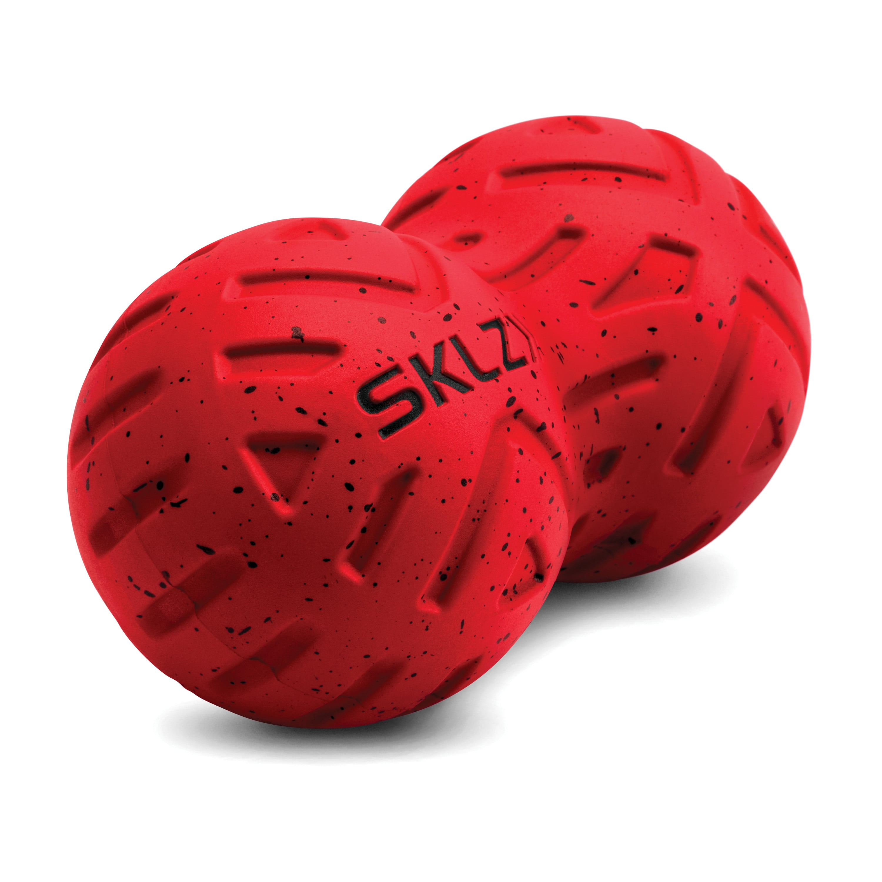 SKLZ 18 x 5 inches Handheld Textured Red Foam Roller for Muscle Recovery
