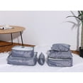 thumbnail image 5 of Unique Bargains 6 Set Travel Bag for Storage Closet Organizers Travel Accessories Gray, 5 of 5