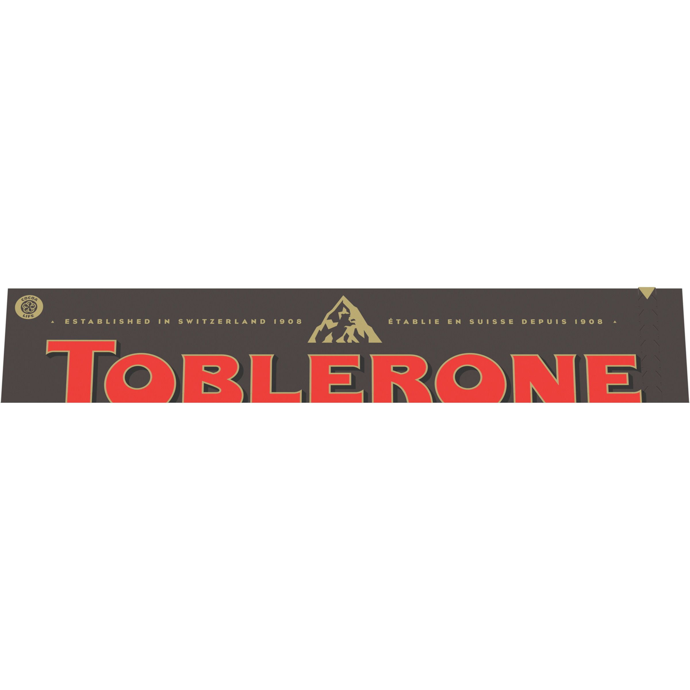 TOBLERONE, Dark Chocolate Bar with Honey and Almond Nougat, Holiday Chocolate, Holiday Gift, 360 g