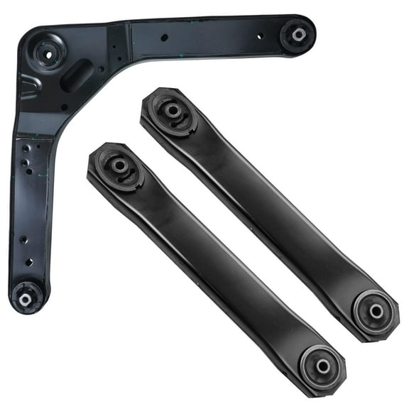 Detroit Axle - Rear Lower Upper Control Arms Assembly for 1999-2004 Jeep Grand Cherokee