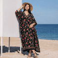 thumbnail image 4 of Miss Lavish London Kaftan Dress - Caftans for Women - Women's Caftans Suiting Teens to Adult Women in Regular to Plus Size [151-BLACK 6-12], 4 of 6