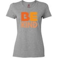 thumbnail image 3 of Inktastic Be Kind Logo In Orange Women's T-Shirt, 3 of 5
