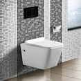 thumbnail image 1 of Madison In-Wall toilet Combo Set - 22" Toilet Bowl With Soft-Close Seat, Tank And Carrier System, Push Buttons Included., 1 of 12