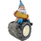 thumbnail image 2 of Estatua de gnomo con energía solar, decoración de jardín exterior con luz LED. Estatua de gnomo de jardín, decoración para patio o balcón, decoración de jardín, regalo. Gnomos de órgano., 2 of 5
