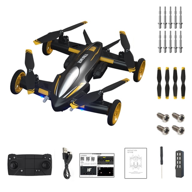 H110 RC Drone UAV de control remoto de modo dual para niños de juguete (Oro B 4K) Ehuebsd libre de BPA