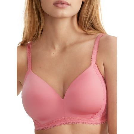 

Bare Womens The Wire-Free Smoothing T-Shirt Bra With Lace Style-B10246LACE