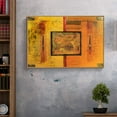 thumbnail image 3 of wall26 Floating Framed Canvas Wall Art for Living Room, Bedroom Golden Abstract Oil Painting Canvas Prints for Home Decoration Ready to Hang - 24x36 inches, 3 of 4