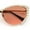 Gold - Pink, variant on Womens Luxe Pearl Jewel Trim Classic Cat Eye Metal Rim Sunglasses Gold - Clear