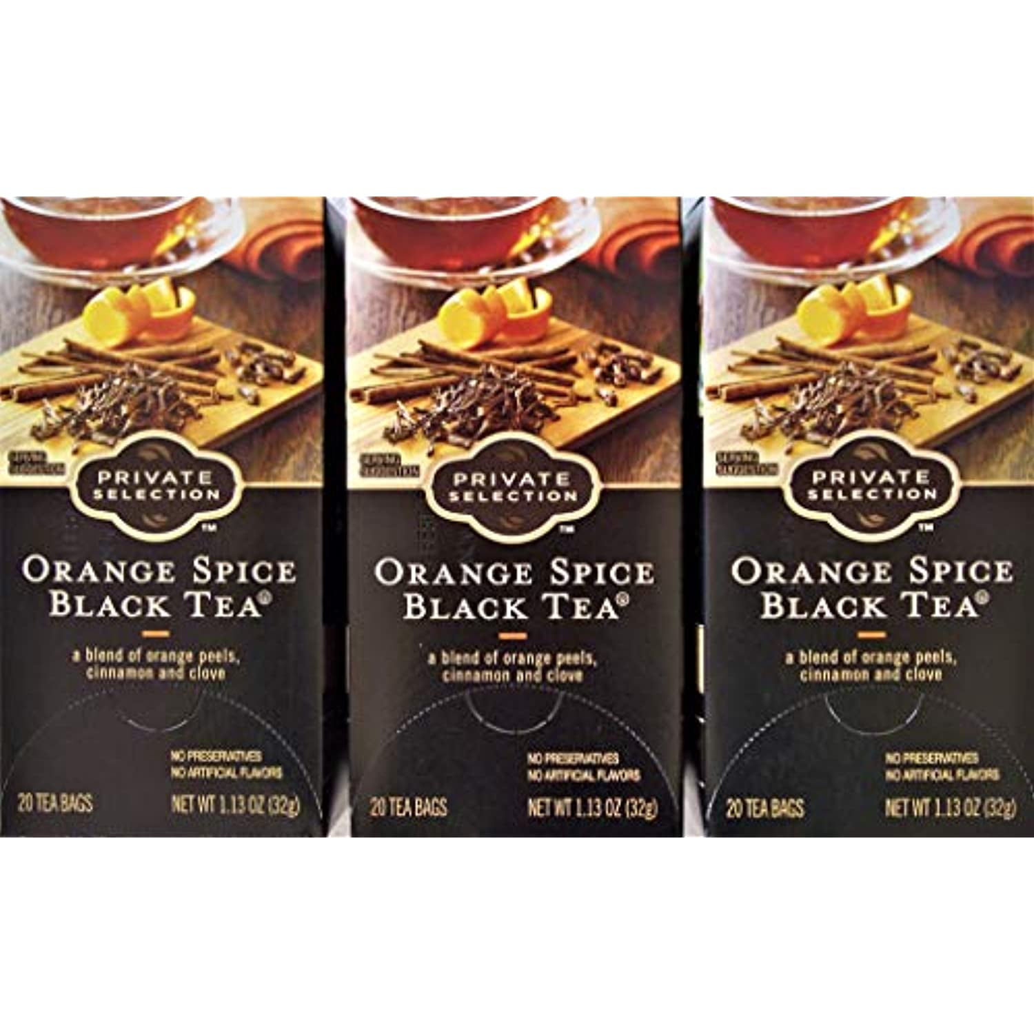 Private Selection Orange Spice Black Tea 3 Pack