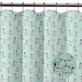 thumbnail image 3 of S4Sassy Green Dalmatian Dog Water Repellent Bath Shower Curtain With Roller Rings Hook-60 x 70 Inch, 3 of 6