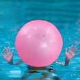 thumbnail image 1 of Pelota de playa Hugo 40cm Rosa juguete de piscina fácil de inflar, 1 of 10