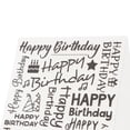 thumbnail image 3 of Embossing Folder Transparent Scrapbook Happy Birthday Embossing Folder DIY Handcraft Scrapbooking Photo Album Decor, 3 of 8