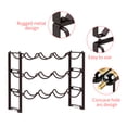 thumbnail image 2 of Auledio Stackable Wine Rack, Standing Bottles Holder Organizer, Wine Storage Shelf, Towel Rack for Kitchen Pantry Cabinet, 2 of 6