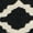Black/Ivory, variant on SAFAVIEH Cambridge Karen Geometric Wool Area Rug, Light Blue/Ivory, 2' x 3'