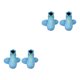 thumbnail image 2 of Qarigey Cubierta impermeable de silicona para zapatos, cubierta impermeable para zapatos, lluvia y suciedad, color azul Azul 2Conjunto, 2 of 6