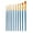 Blue, variant on Classroom Supplies, Acrylic Paint Brush Set 10Pcs Nylon Hair Brushes For All Purpose Oil, Teacher Gifts