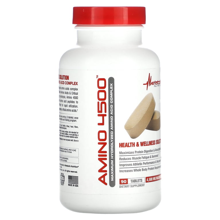 Metabolic Nutrition Amino 4500, Hydrolyzed Amino Acid Metabolic Nutrition Amino 4500, Hydrolyzed Amino Acid