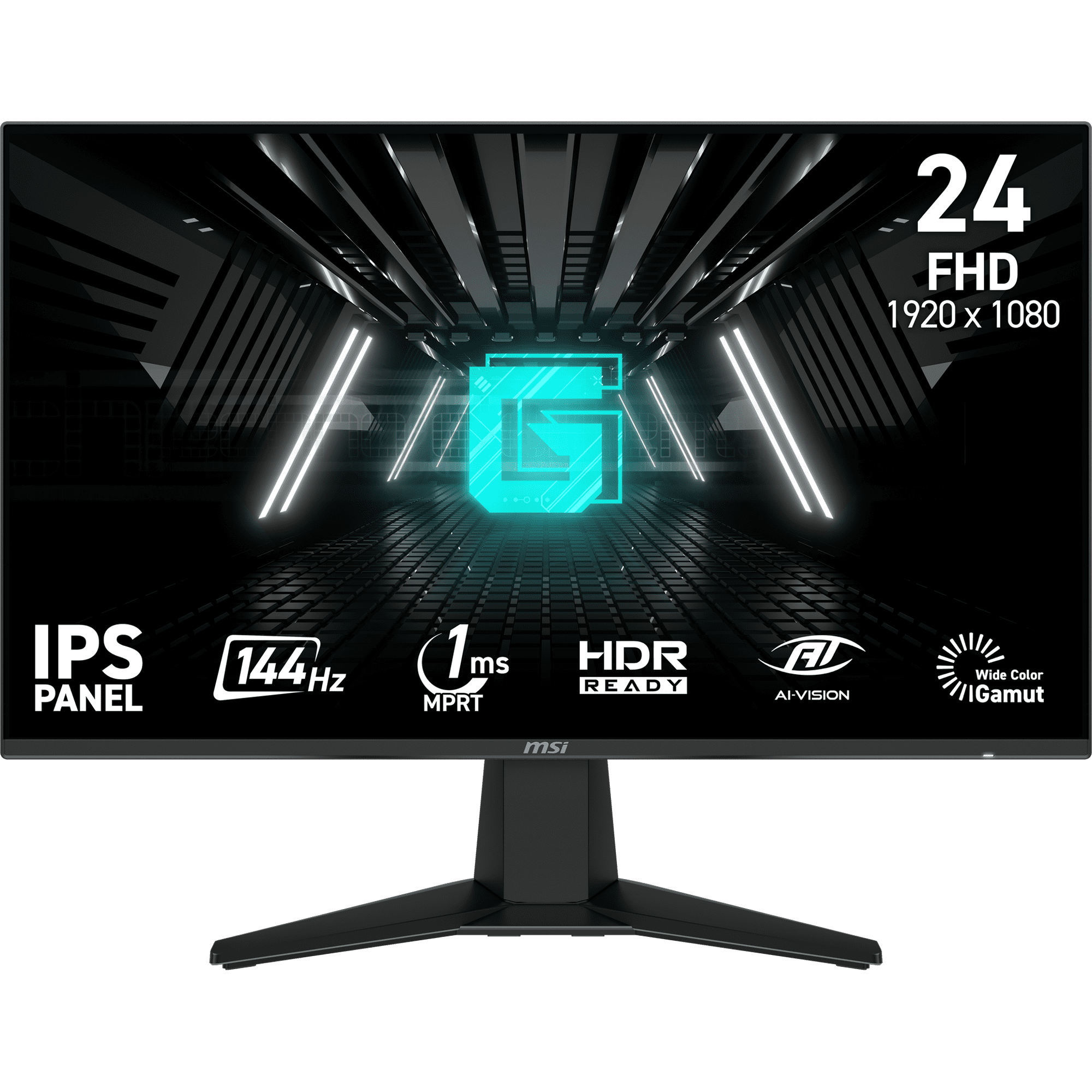 MSI 23.8" FHD (1920x1080) HDMI DP 144Hz 1ms FreeSync IPS Gaming Monitor - G242LW