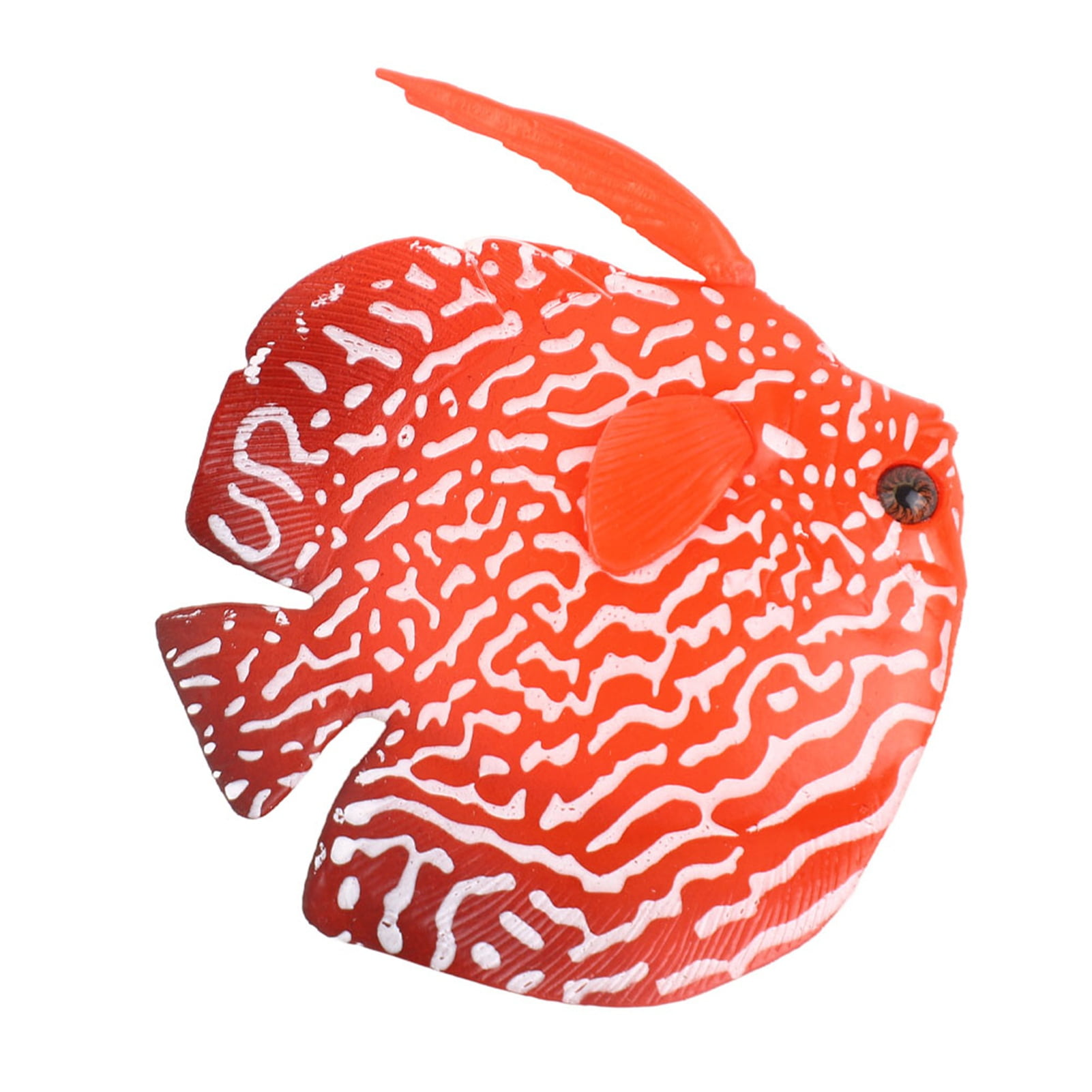 Fake Fish, Fish Tank Decorations Aquarium Decor Artificial Fish Aquarium Silicone Floating Glowing Clownfish Fish Bowl Simulation Animal Decor for Fish Tank, Underwater Saltwater