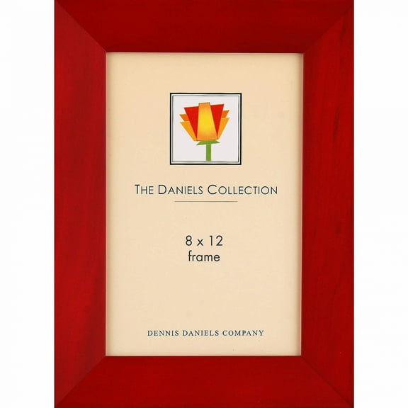 Rosewood bevelled wood classic 8x12 frame by Dennis Daniels - 8x12