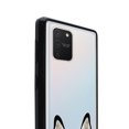 thumbnail image 3 of FINCIBO Slim TPU Bumper + Clear Hard Back Cover for Samsung Galaxy S10 Lite 6.7" 2020, Animal Black Siberian Husky Dog, 3 of 6