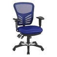 thumbnail image 1 of Modway Chaise de Bureau Ergonomique en Maille Articulée Bleue, 1 of 13