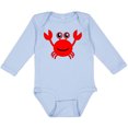 thumbnail image 3 of Inktastic Cute Red Crab Boys or Girls Long Sleeve Baby Bodysuit, 3 of 5