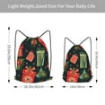 thumbnail image 4 of XMXT Unisex Drawstring Backpack for Women Men, Beautiful Christmas Gifts Waterproof Gym Bag String Bags for Shopping Sport Travel, m, 4 of 8