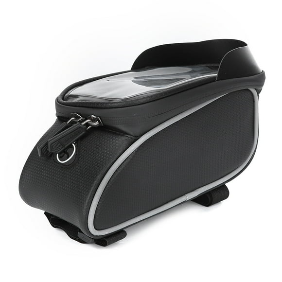 MAYUJIAA Nylon Black Water Sprinkling Resistant Touching Screen Bike Bag Mobile Phone Bicycle Cycling Packet Equipment HW313-58178