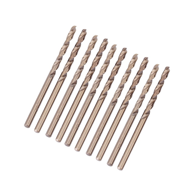 JUEGO DE BROCAS Helicoidales HSS, 10 UDS., JUEGO DE BROCAS HSSCO, Broca Helicoidal, Broca Helicoidal, Broca Helicoidal HSS Co, Broca Helicoidal, Brocas de Perforación