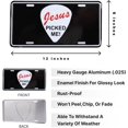 thumbnail image 4 of Inspirational Deluxe License Plate - Jesus Picked Me | Universal Car License Plate-Auto Tag | Rust-Proof, Weather-Proof | Durable, Heavy Gauge Embossed Aluminum | Enamel Finish | Made in The USA, 4 of 7