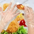 thumbnail image 2 of 500 Pcs Disposable Plastic Gloves - Latex Free Powder Free Clear Gloves Non-Sterile For Cleaning, Cooking, Hair Coloring, Dishwashing, Food Handling, 2 of 7