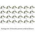 thumbnail image 5 of Artificial Flowers Wedding Peony Bouquet 24 Pcs Silk Peonies Fake Flower for Table Centerpieces Decoration, Floral Bouquets Flower Balls Arrangement for Home Party Decor (Baby Pink), 5 of 5