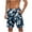 Dark Blue 1, variant on ZRGHAOYLQ Plus Size Beach Shorts for Men Hawaiian Vacation Tropical Short with Pockets Blue Palm Tree Graphic Cruise Party Short Pants Plus Size Swimsuit Shorts