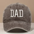 thumbnail image 2 of Riforla Father's Day DAD Embroidered Printed Baseball Cap Vintage to Make Old Cap Mens Womens Hats Coffee, 2 of 3