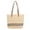 Style one, variant on Women Hand-woven Solid Color Handbag Beach Large Capacity Top-handle Bag Light Brown