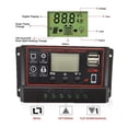 thumbnail image 2 of 10-100A Solar Controller PWM Smart Automatic Charging Switch Regulator Controller Universal USB 5V Charging LCD Display ,Widely Use, 2 of 6