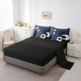thumbnail image 6 of Feelyou Cartoon Rugby Sport Twin Bedding Sets 7-Piece, Football Soccer Lover Bedding Comforter Set, Teens Kids Boys Girls Reversible Sheet Sets, Microfiber Bedroom Decor, 6 of 9