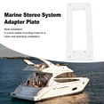 thumbnail image 3 of Marine Stereo System Adapter Plate Premium Plastic Marine Radio Mounting Plate MS RA70 MS RA70N Assembly, 3 of 7