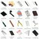thumbnail image 2 of Kit de herramientas de guitarra LEKATO, 72 piezas, para guitarra acústica, ukelele y bajo, 2 of 6