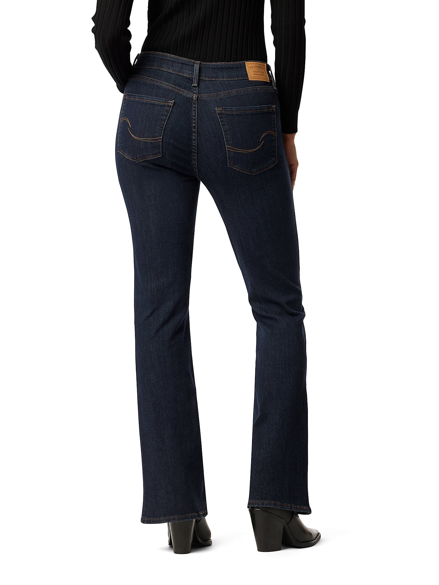 Levi Strauss Signature Women's and Women's Plus Mid Rise Bootcut Jeans