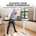 thumbnail image 5 of Rise Up 48x30” Bamboo  Solid Top Electric Standing Desk | One-Piece Memory Desktop Dual Motor Adjustable Height Desk 24–49” Ergonomic Sit Stand Workstation, 5 of 9