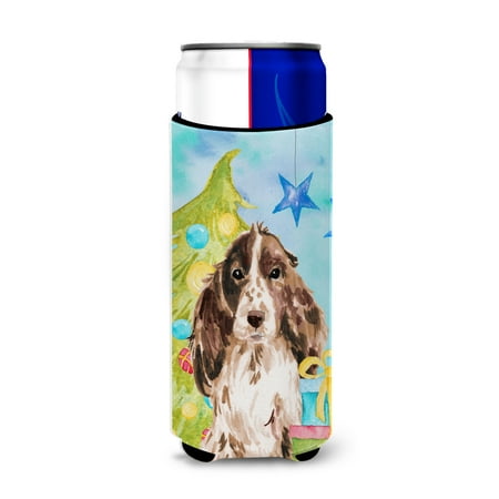 

Carolines Treasures BB9412MUK Brown Parti Christmas Michelob Ultra Hugger for slim cans Slim Can multicolor