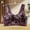 Pulple, variant on Ice Silk Lace Cooling Comfort Bra, Vintage Flower Lace Buttonless Comfortable Bra for Women Seniors Brown
