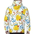 thumbnail image 6 of Bingfone Ducks And Anchors Men'S Drawstring Hoodie Long Sleeve Pocket Sweatshirts-Xx-Large, 6 of 9