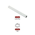 thumbnail image 3 of Uxcell M12 Thread 4.72" Lamp Pipe Kit with Lock Nuts All Thread Rod Fasteners Hardware 3 Set, 3 of 5